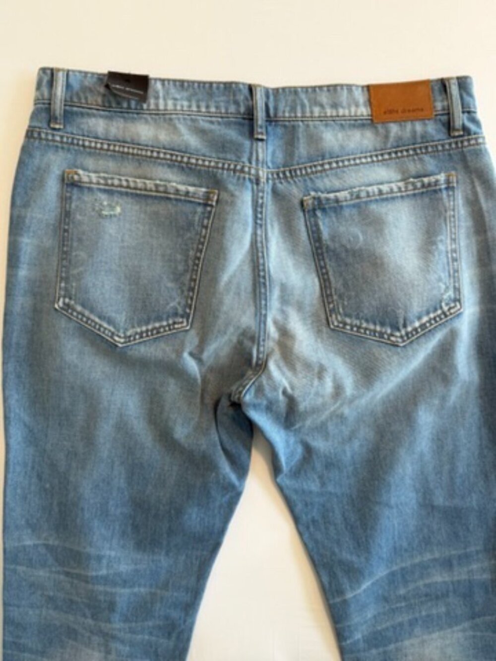 Ei8ht Dreams Slim Boyfriend Distressed Denim Blue Jeans 31 NWT - Picture 7 of 13